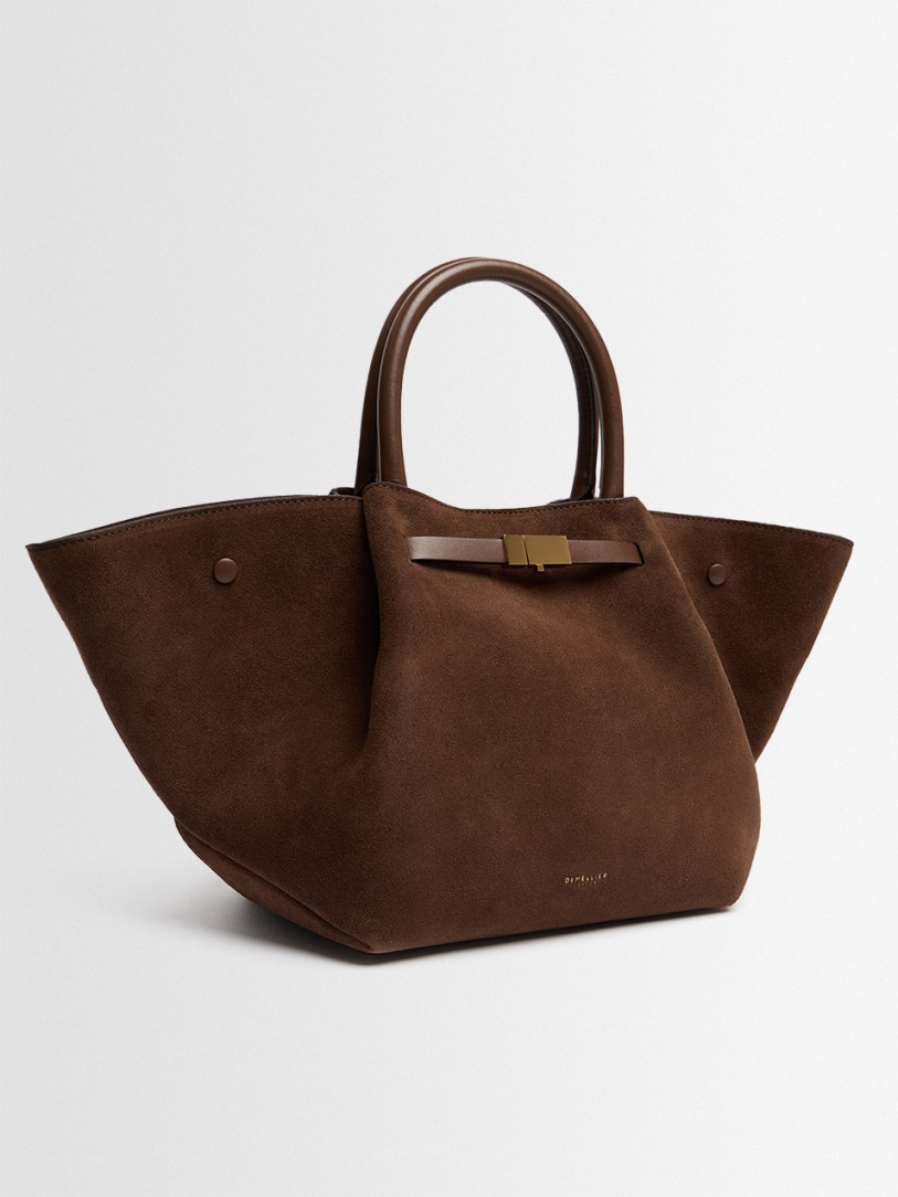 DeMellier: Midi New York suede tote bag