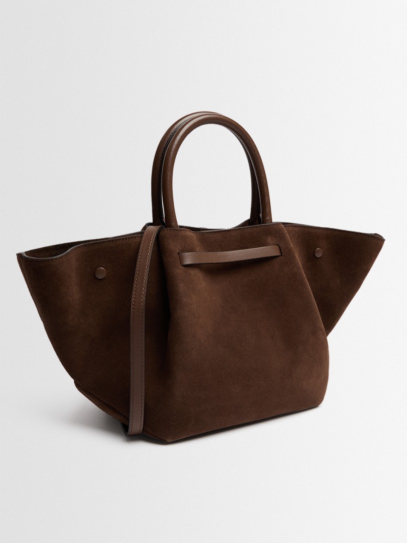 DeMellier: Midi New York suede tote bag
