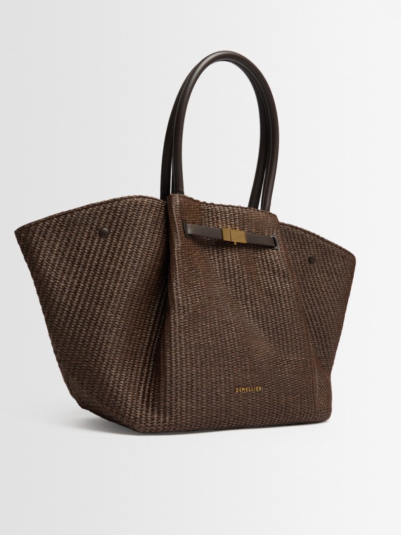 DeMellier - New York Raffia Tragetasche