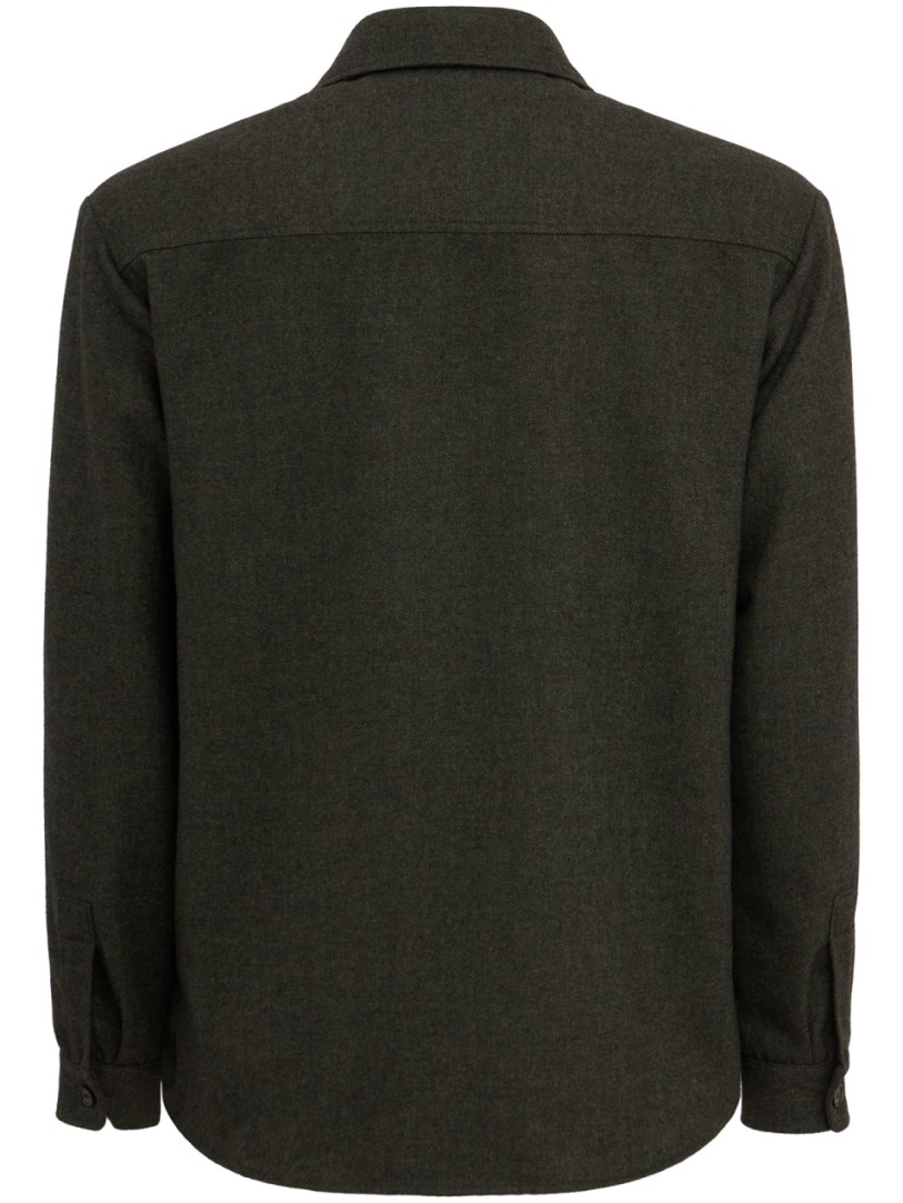 CRUNA: Overshirt with buttoned chest patch pock