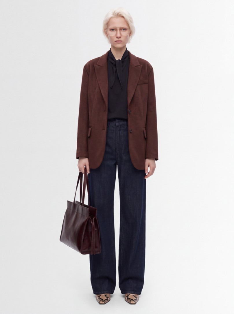 CRUNA - Blazer oversize de un solo botón