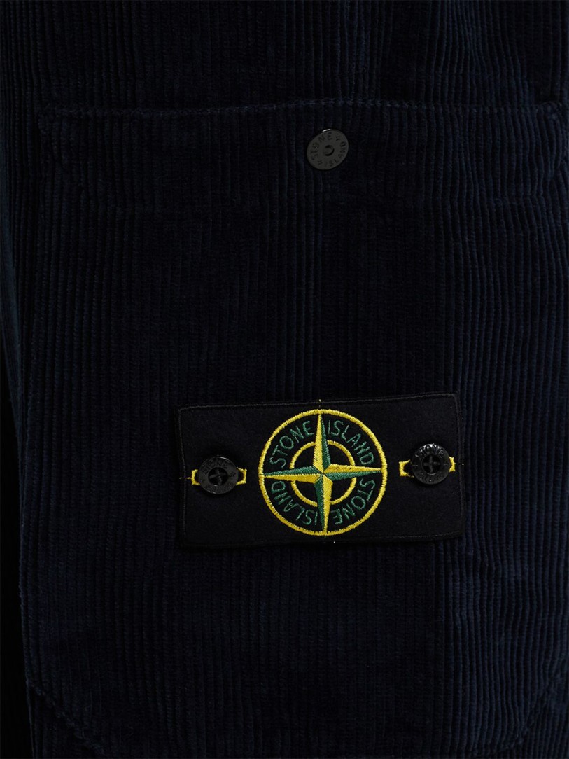 Stone Island: Straight Trousers with Applied Pocket