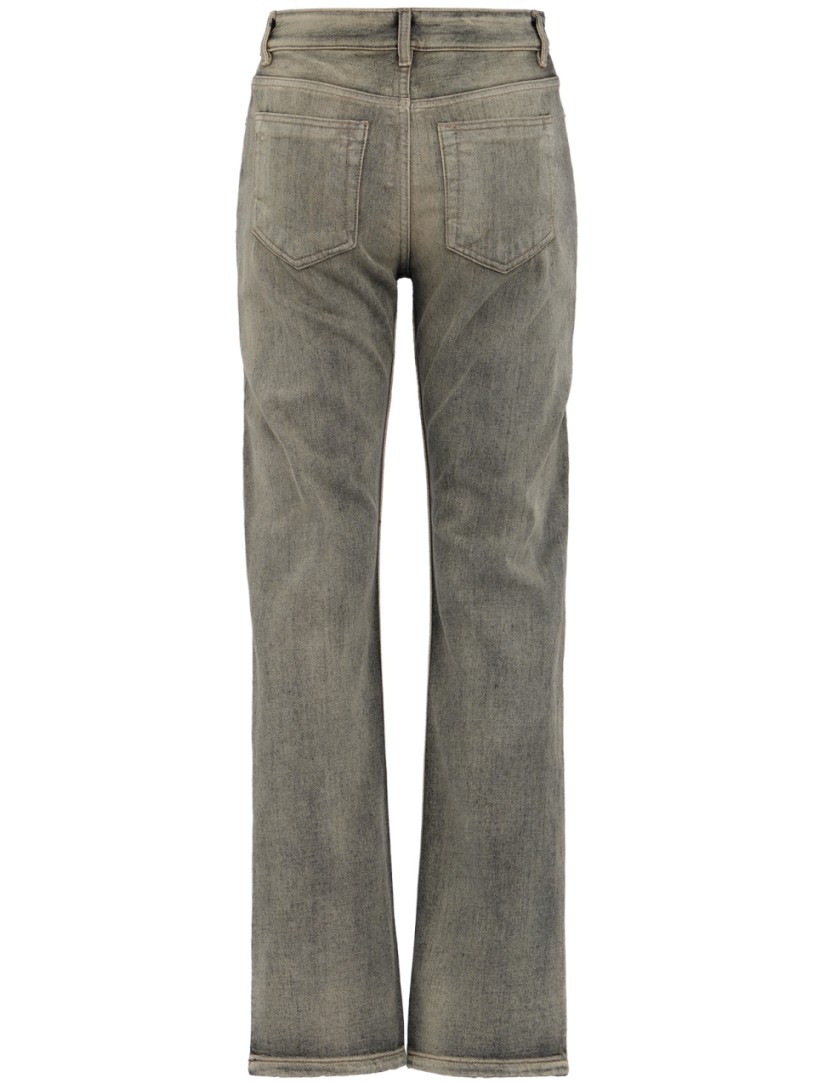 Rick Owens DRKSHDW: Pantaloni in denim - fog