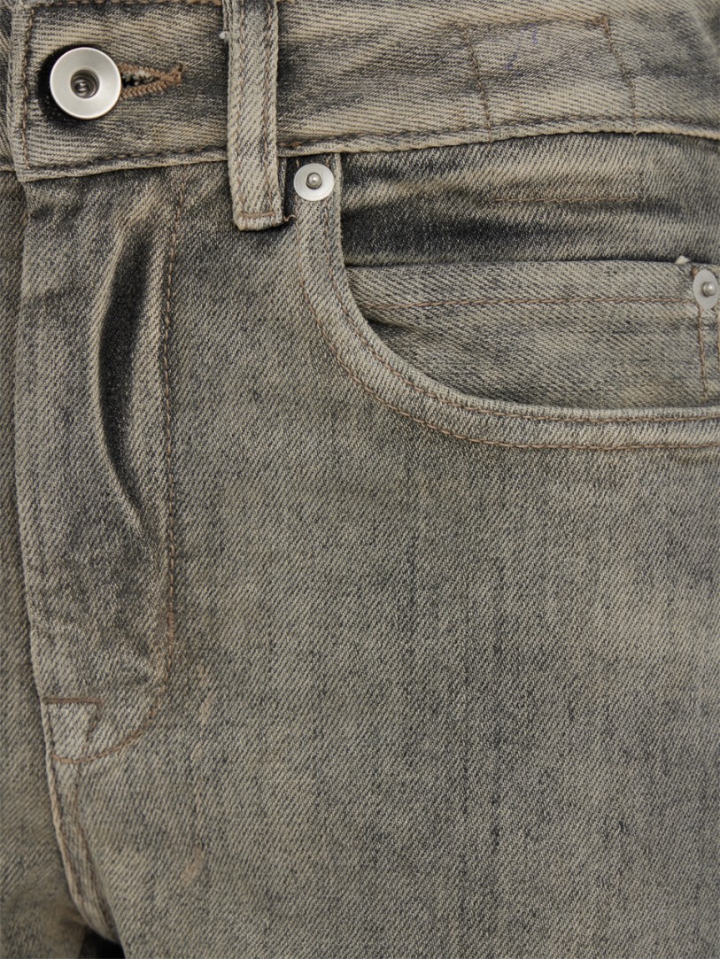 Rick Owens DRKSHDW: Pantaloni in denim - fog