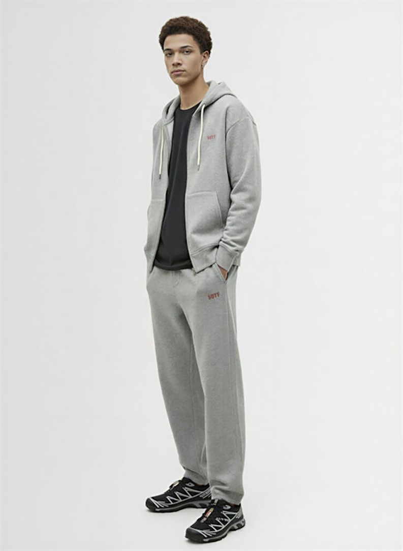 SOTF - Straight pants with elastic waistband