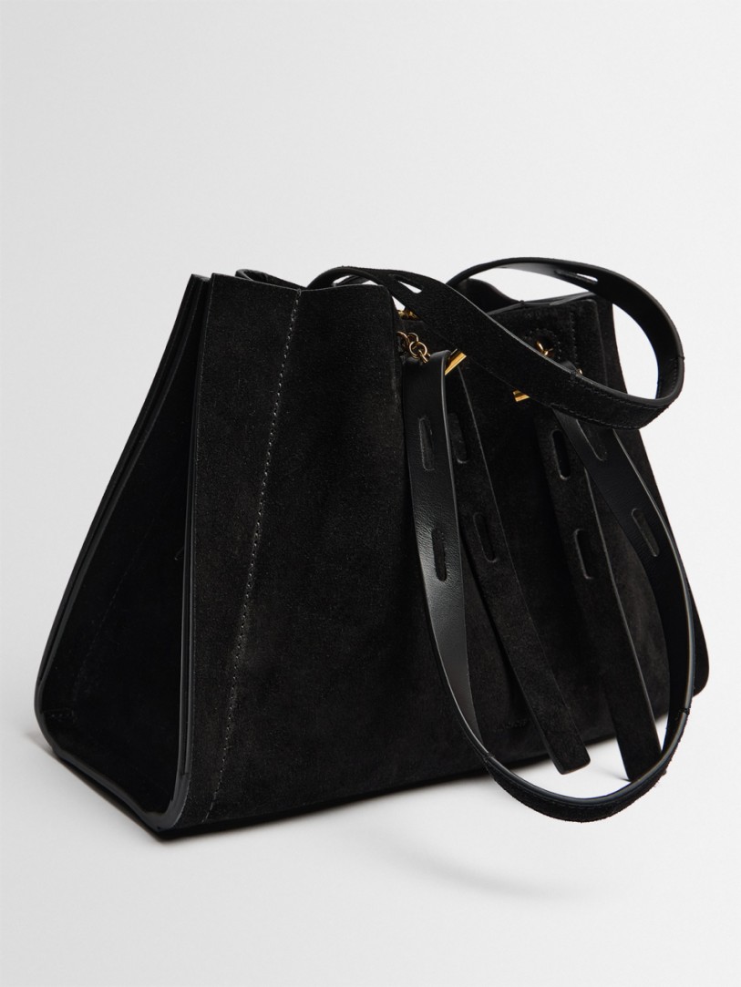 Minobossi: Paulina suede shoulder bag