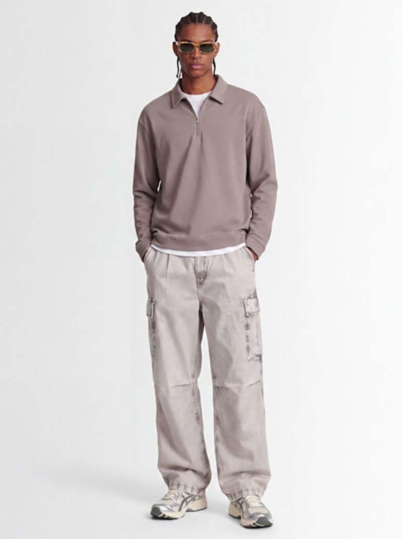 SOTF - T-shirt with zip collar