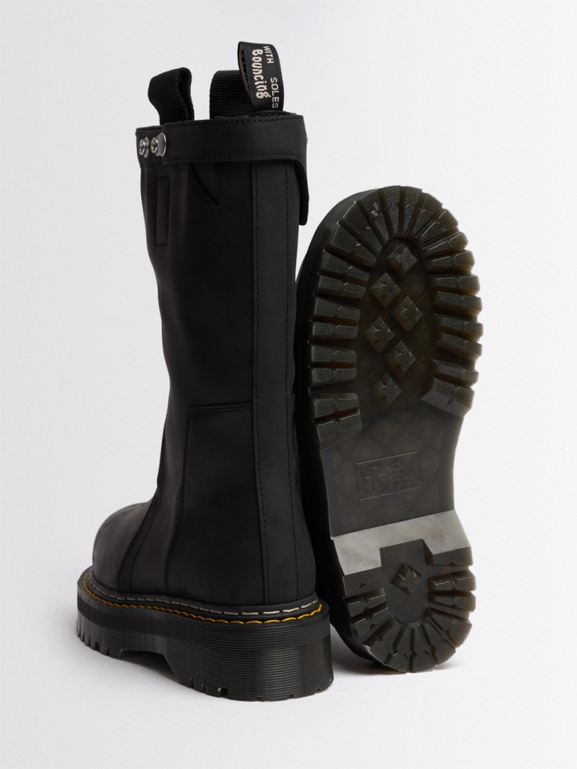 DR.MARTENS X RICK OWENS: Botas de cuero Quad Sole