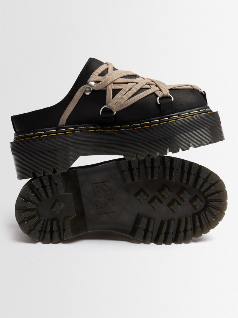 DR.MARTENS X RICK OWENS: Mule Quad Sole Megalace