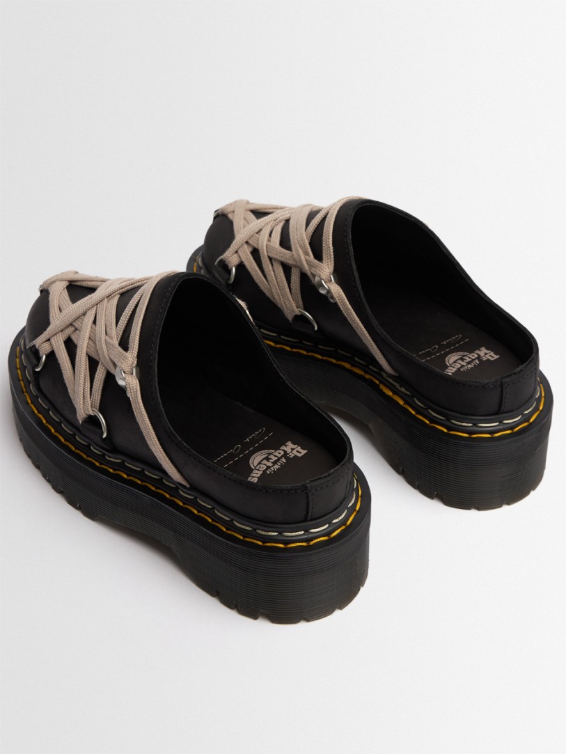 DR.MARTENS X RICK OWENS: Mule Quad Sole Megalace