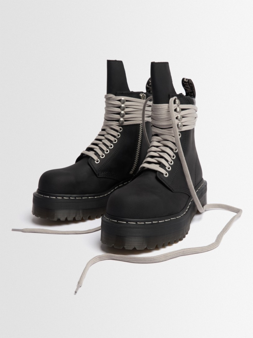 DR.MARTENS X RICK OWENS - Botas de tobillo con punta de acero Quad Sole