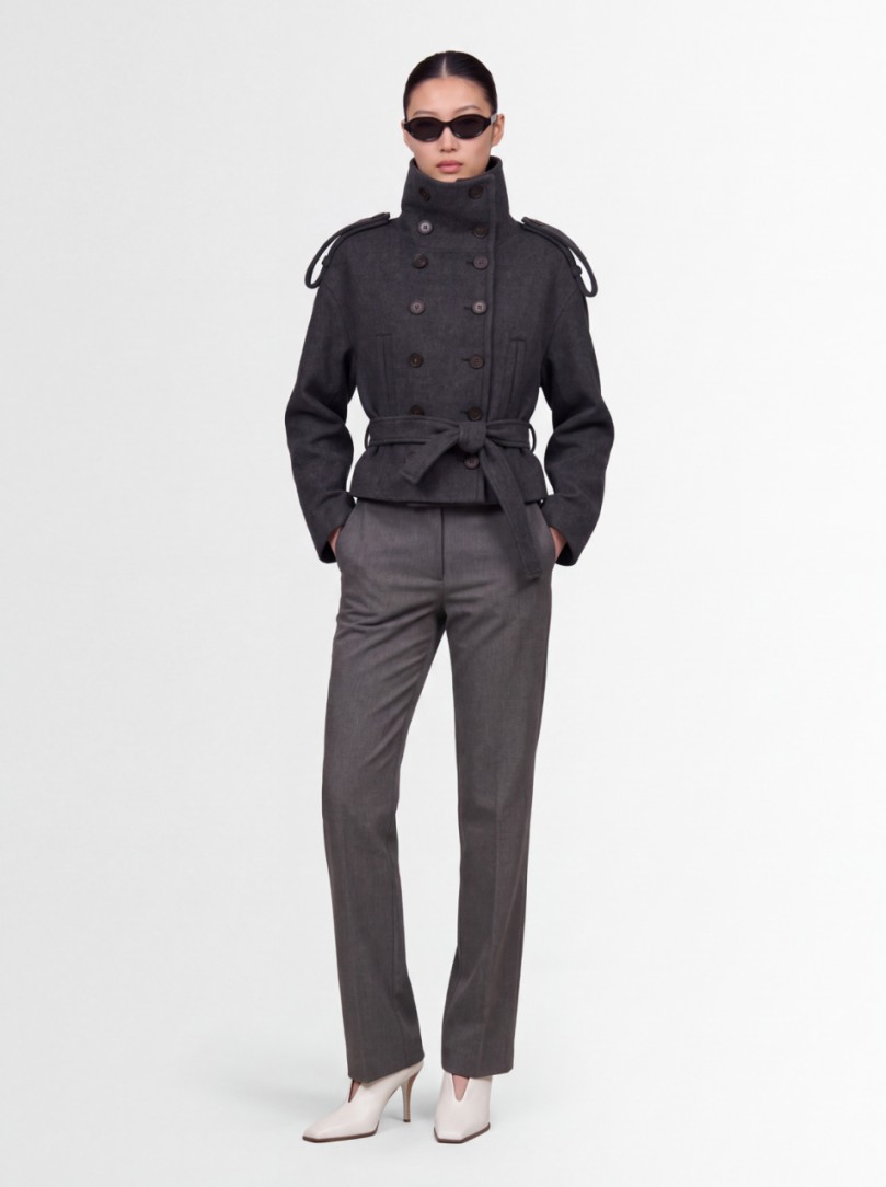 CRUNA - Regular fit hidden button pants