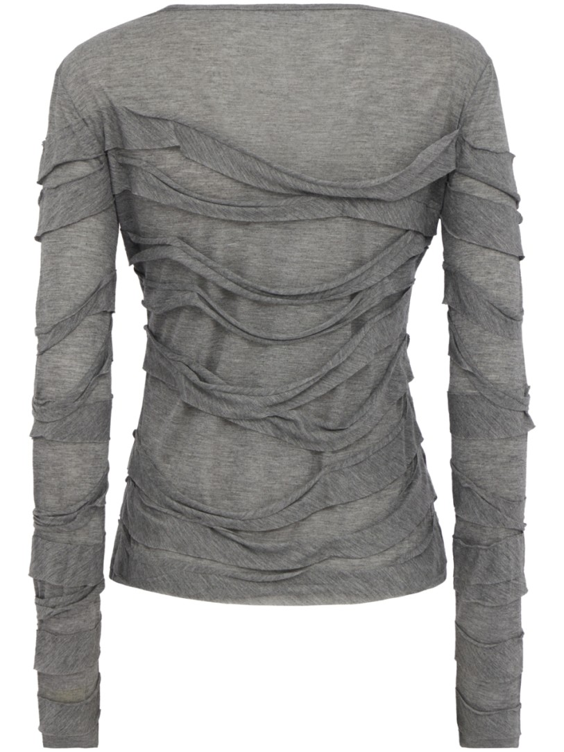 7 For All Mankind - Ribbon long sleeve t-shirt