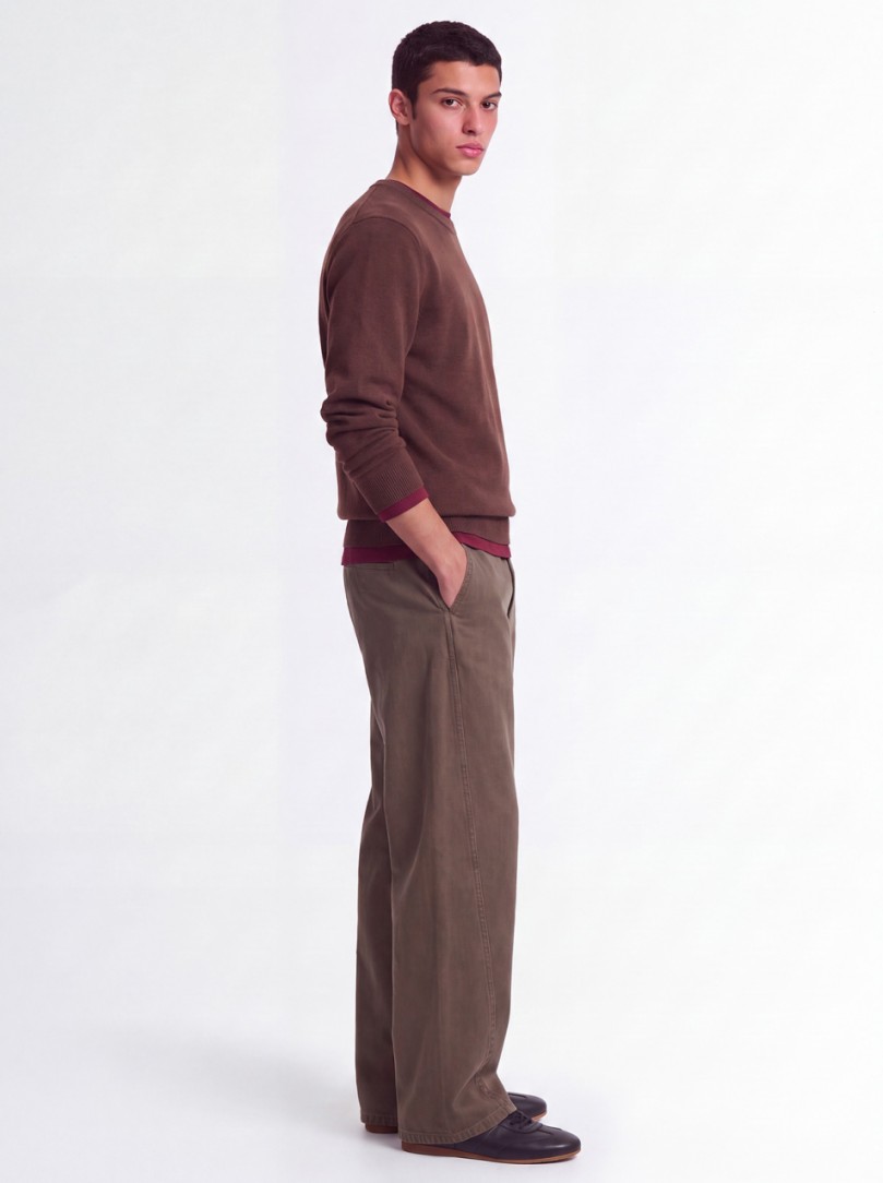 CRUNA: Slim Fit Rundhals Langarm