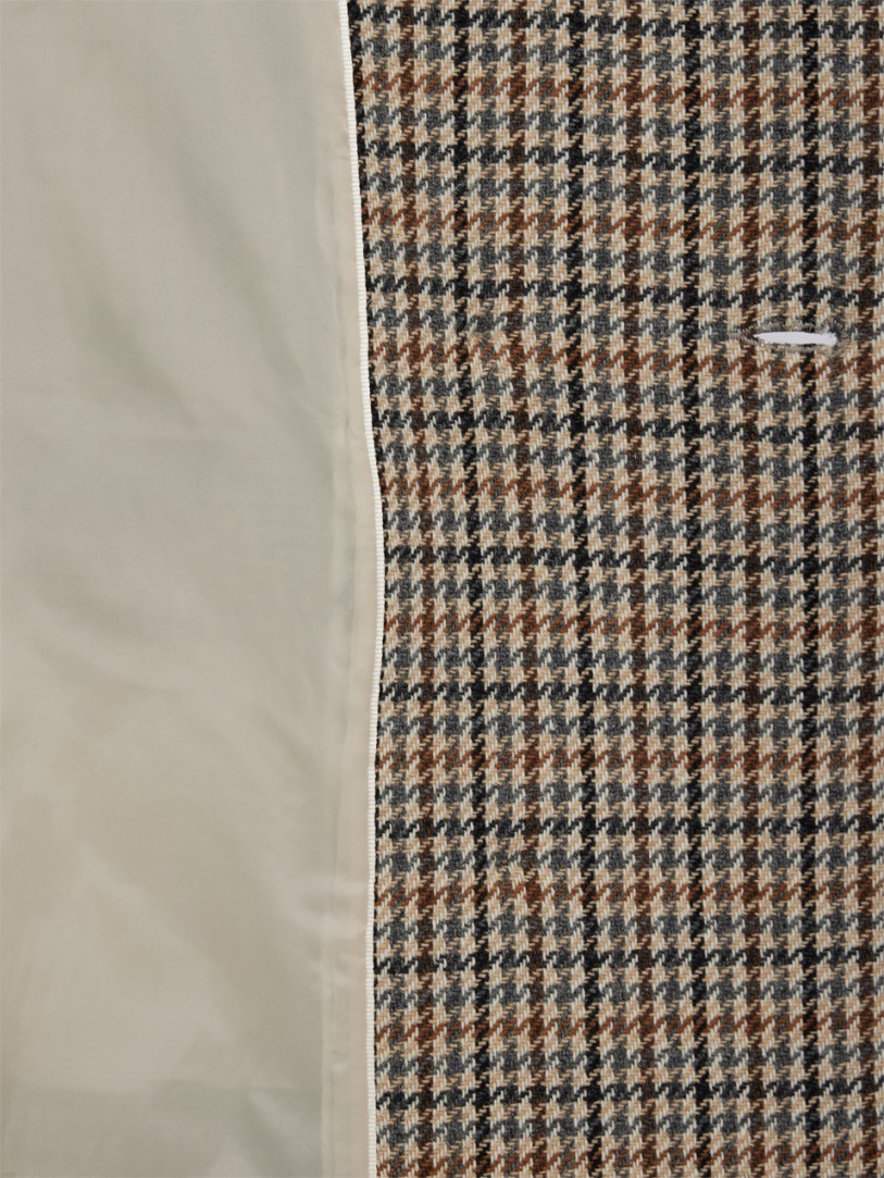 CRUNA: Slim Fit Double-Breasted Long Coat