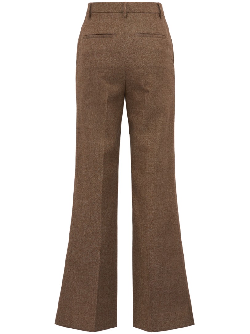 CRUNA: Pantalones acampanados ajustados