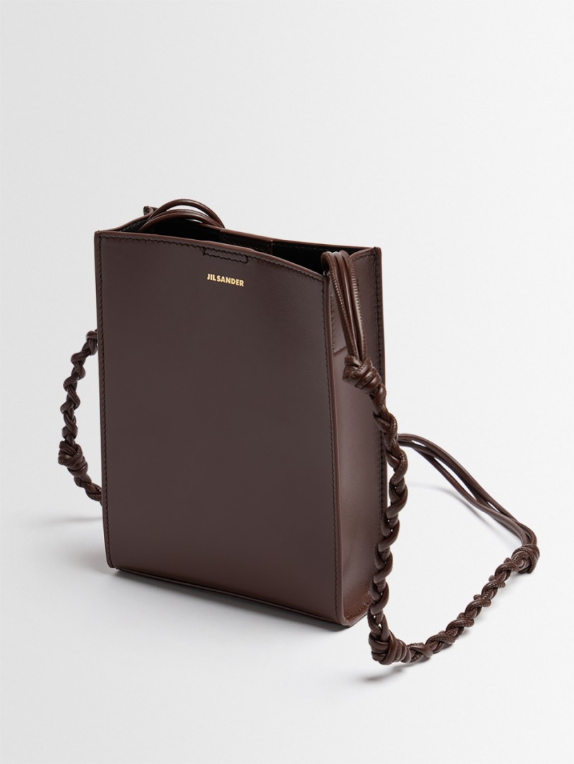 Jil Sander: Small Tangle leather shoulder bag