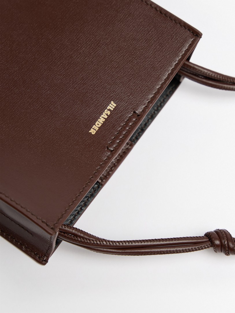 Jil Sander: Small Tangle leather shoulder bag