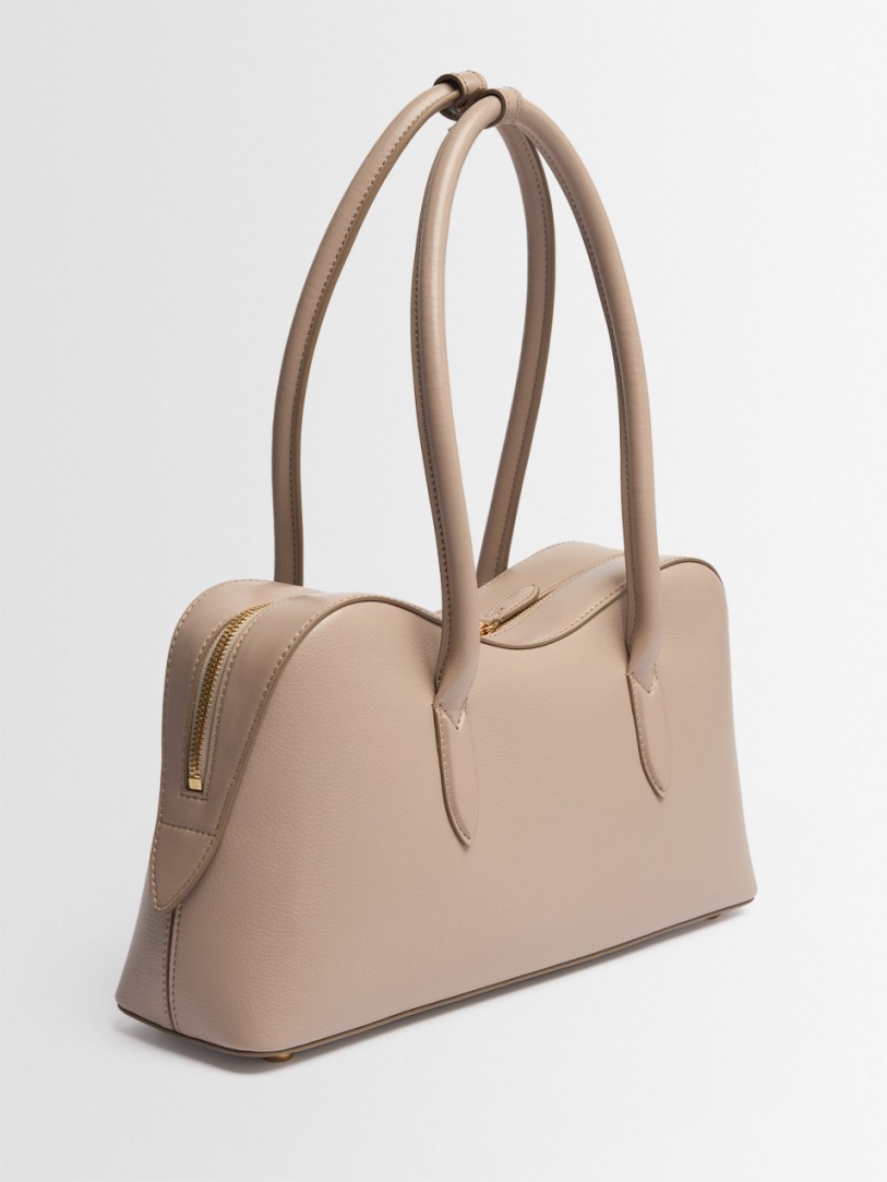 Stella McCartney: 斯特拉·麦卡特尼中号压花粗犷手袋