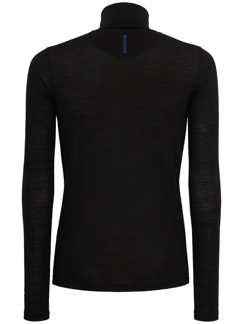 Jil Sander: Cotton jersey turtleneck t-shirt