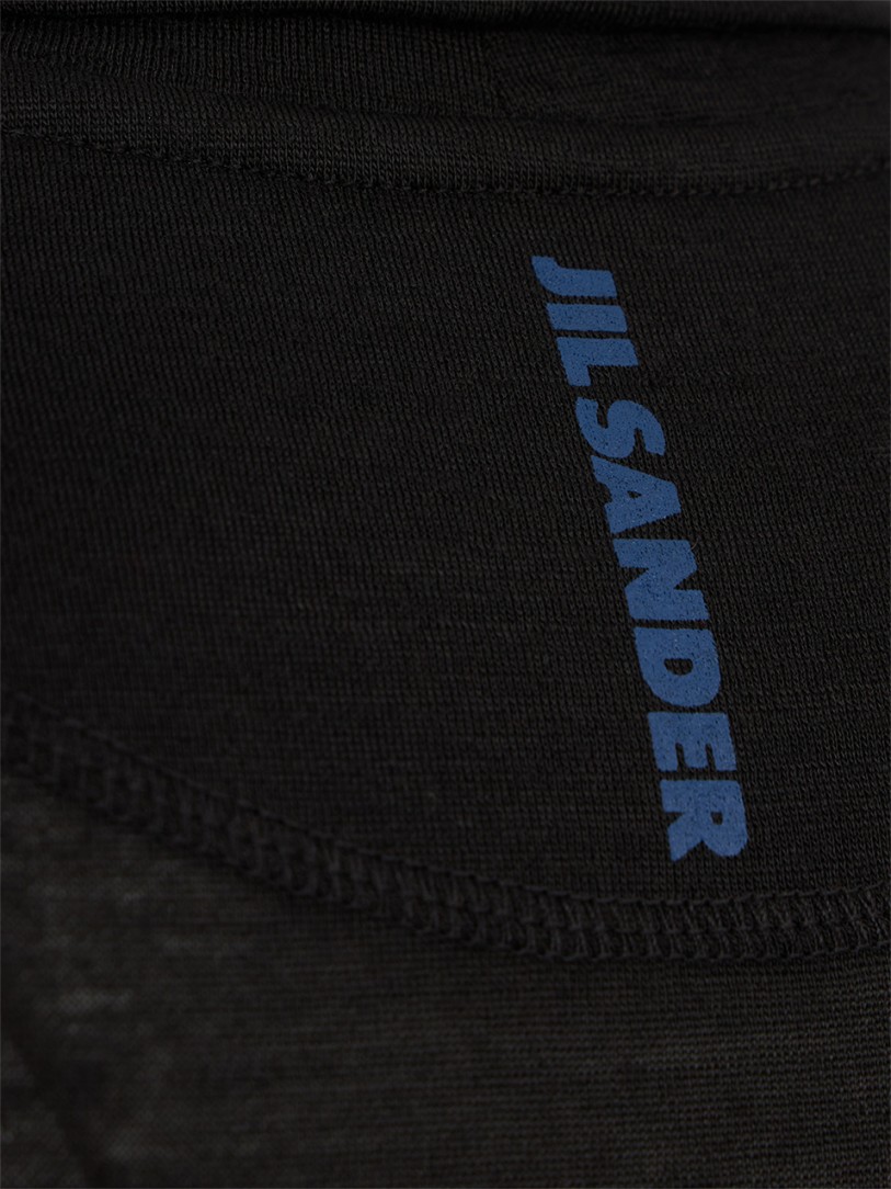 Jil Sander: Cotton jersey turtleneck t-shirt