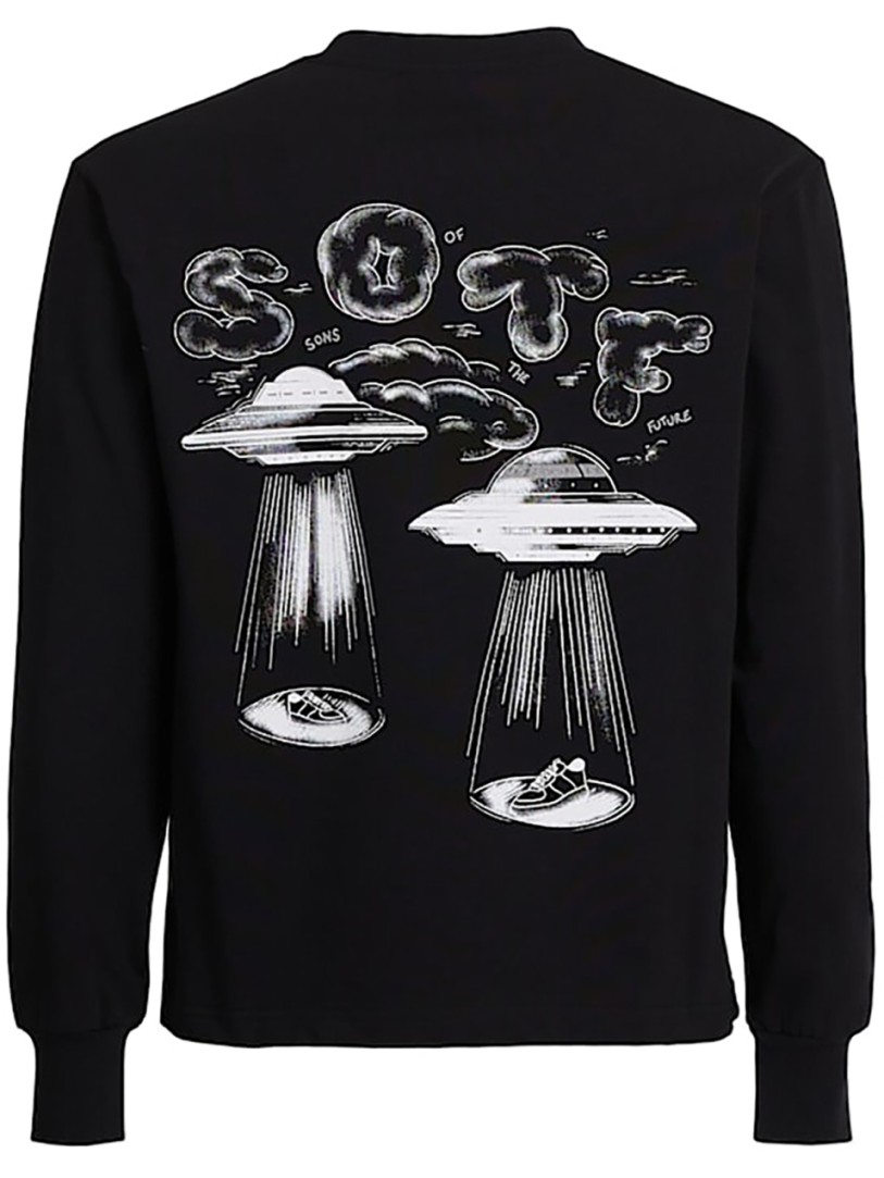 SOTF: Crew neck T-shirt with embroidery