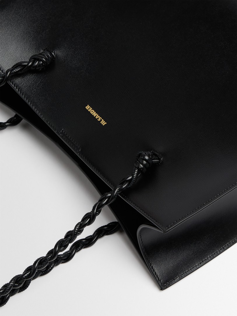 Jil Sander: Tangle leather shoulder bag