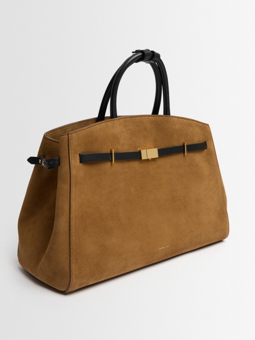 DeMellier - Die Hudson Wildleder Tasche mit Obergriff