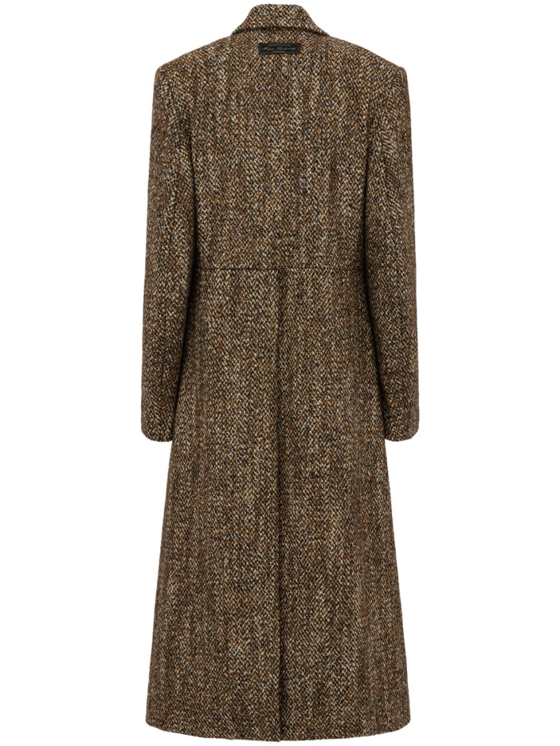 MSGM: Tweed long coat