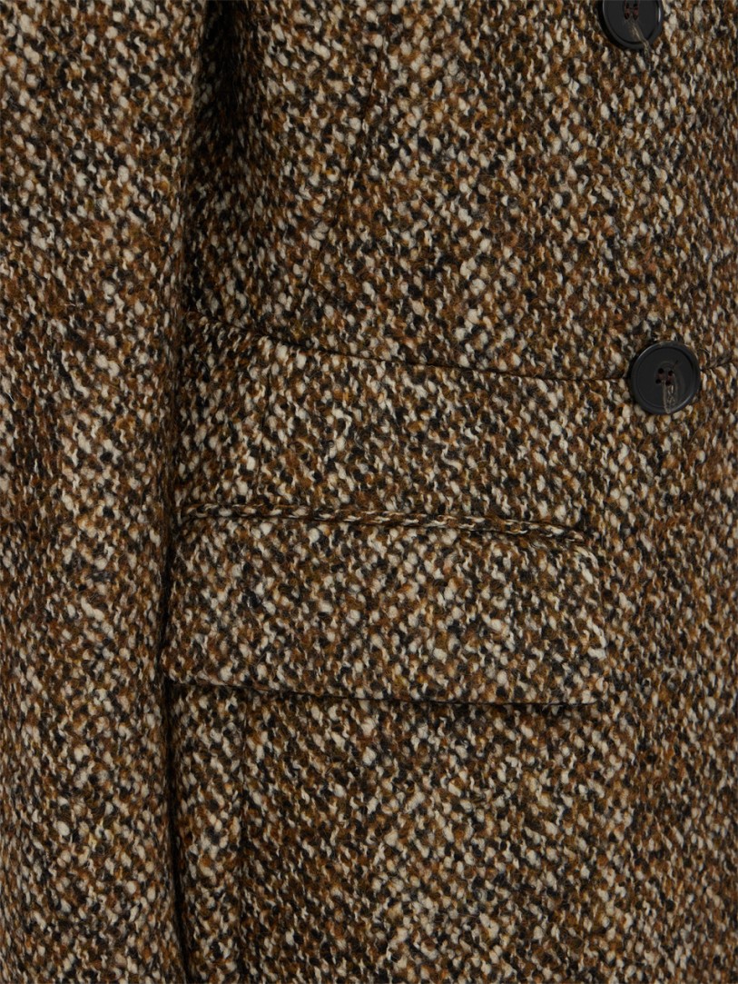 MSGM: Tweed long coat
