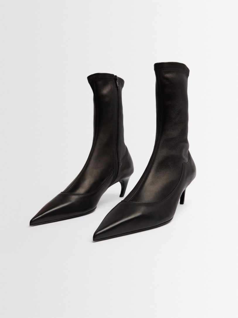 Khaite: Valerie mid calf boot 55