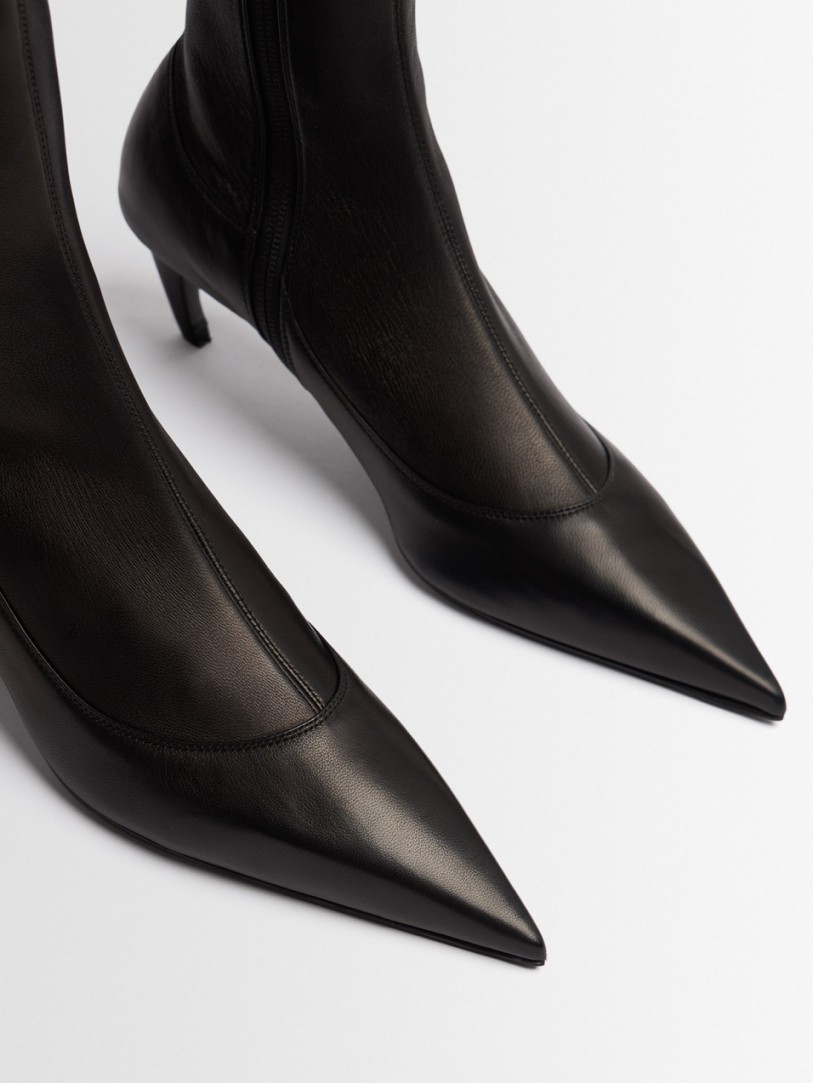 Khaite: Valerie mid calf boot 55
