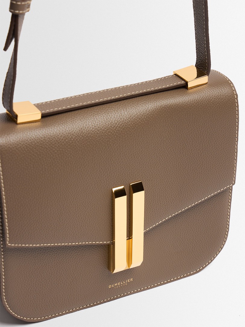 DeMellier: Vancouver grain leather bag