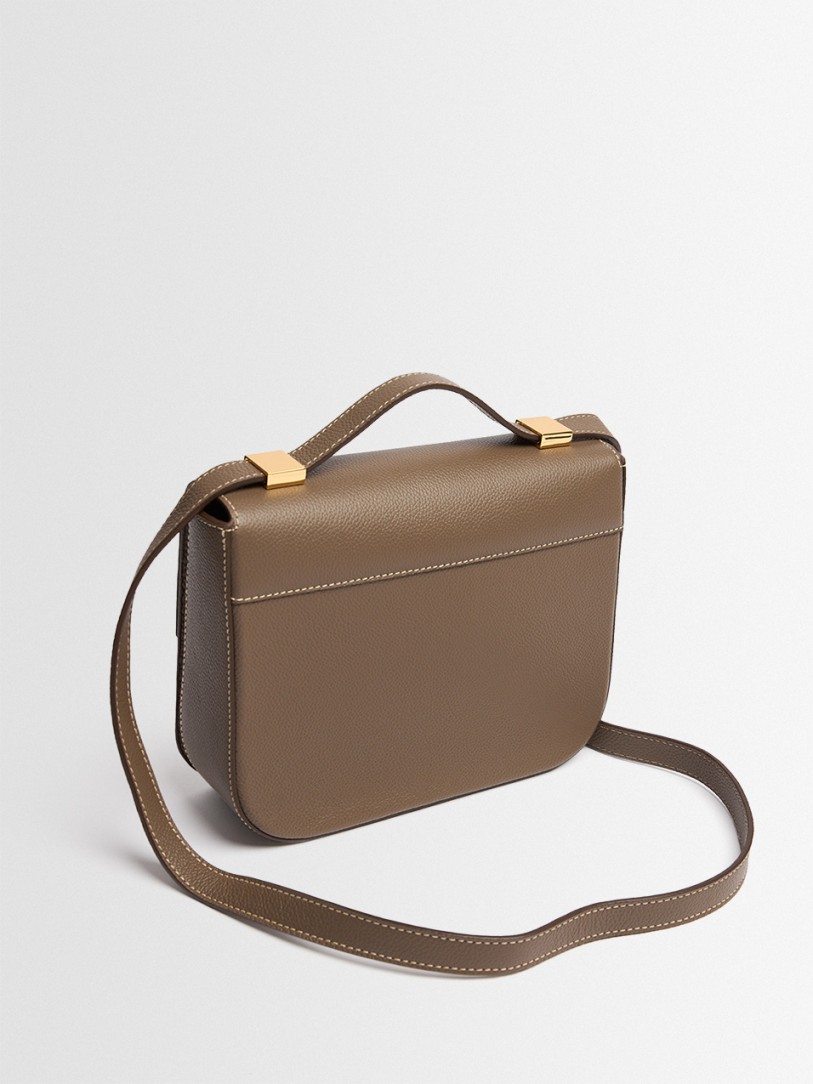 DeMellier: Vancouver grain leather bag