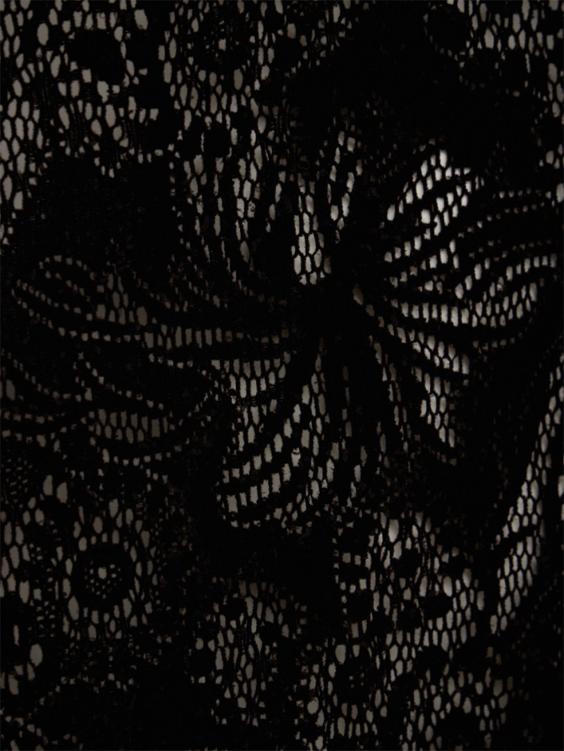 MSGM: Samtene Flock-Spitzen-Minikleid