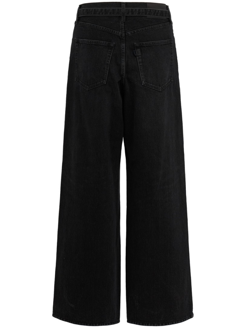 Sacai: Weite Denim-Hosen