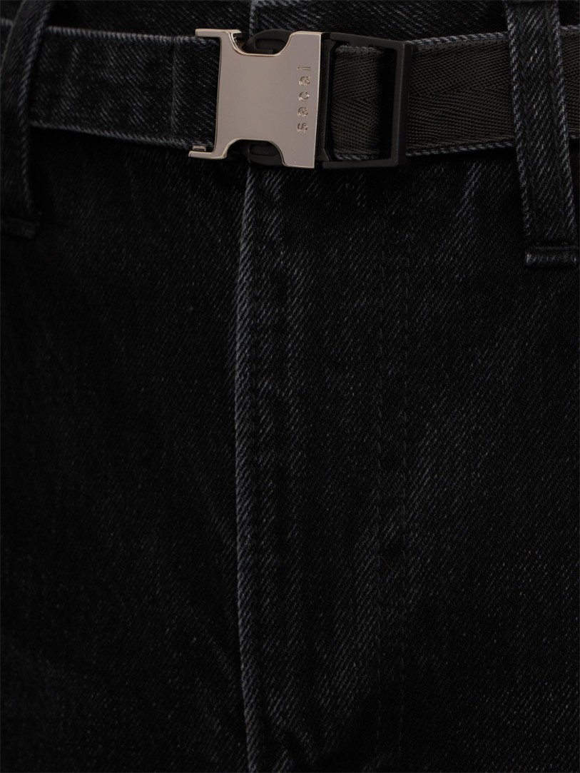 Sacai: Weite Denim-Hosen