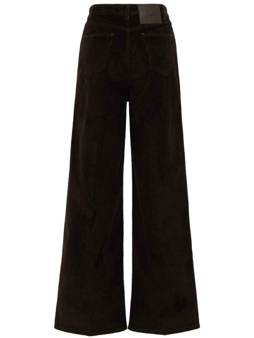 CRUNA: Pantalons à taille moyenne à jambes larges