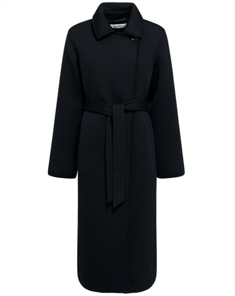 Cappotto nero modello Manuela di Max Mara