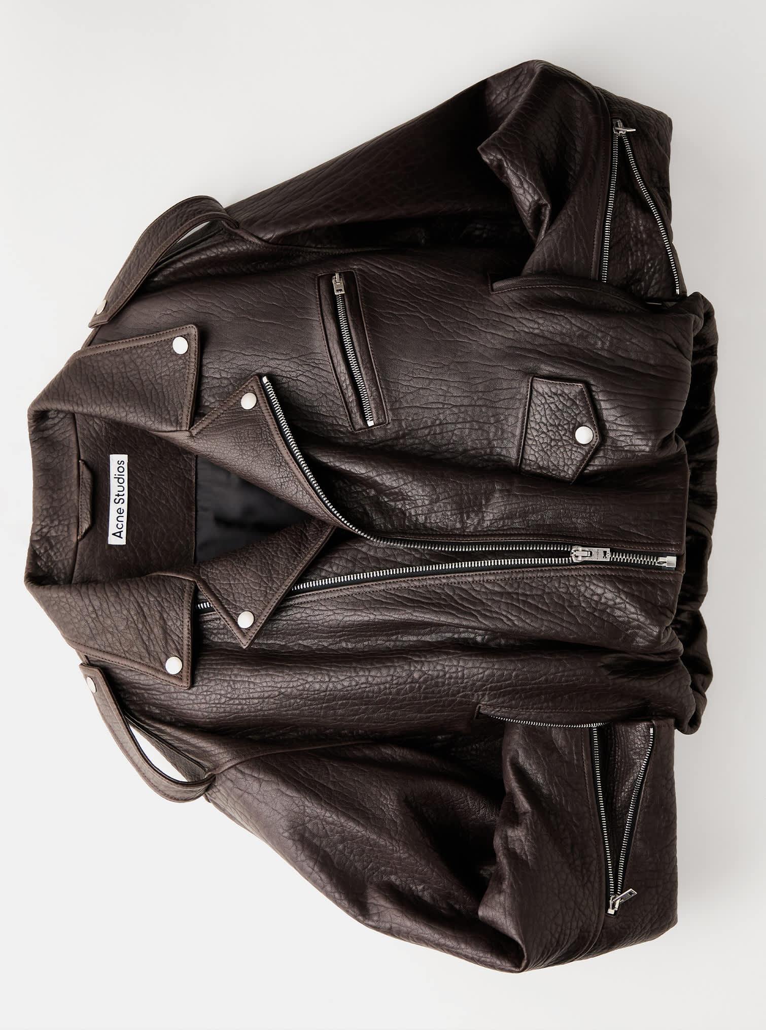 Veste de motard en cuir Acne Studios.